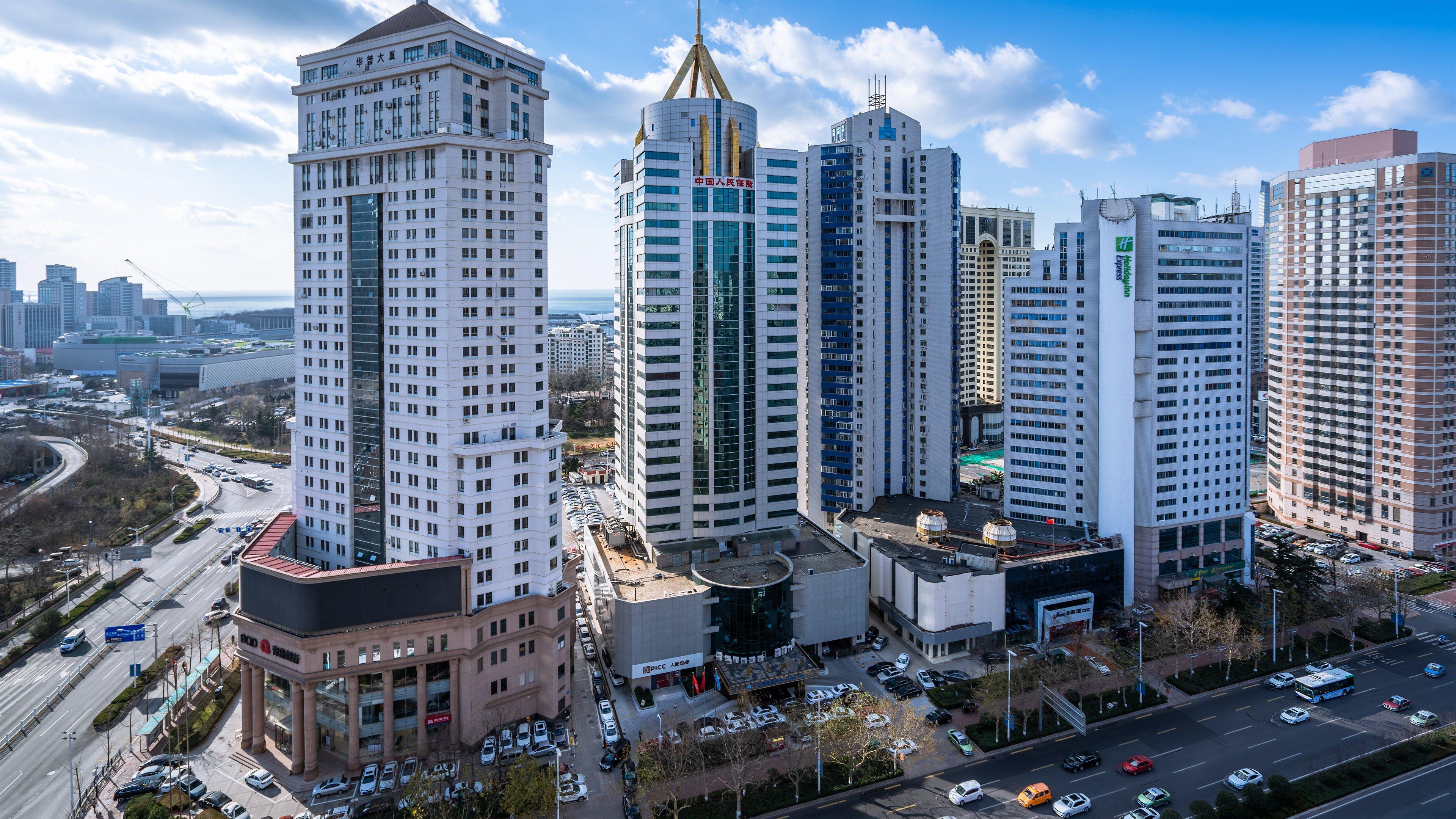 Holiday Inn Express Qingdao City Center By Ihg מראה חיצוני תמונה